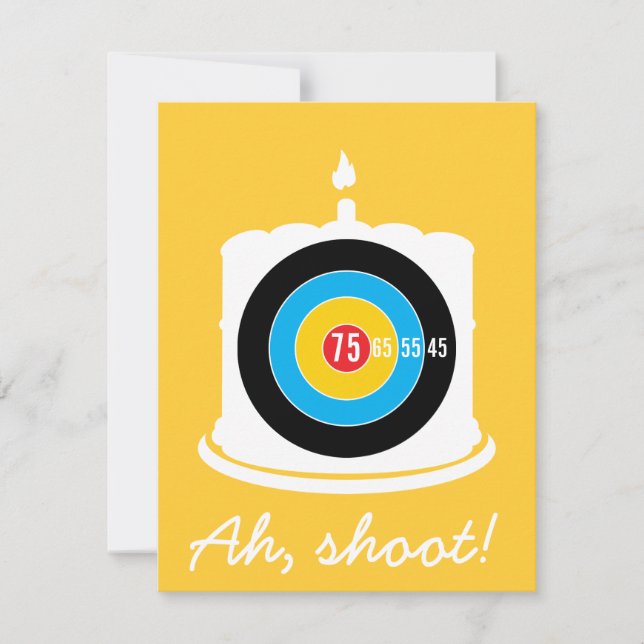 75.º aniversário de Sharpshooter - Convite de dest (Frente)