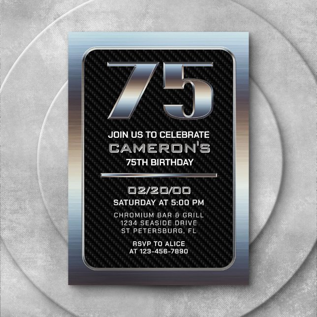 75.o Convite à Apresentação de Aniversário de Home (Criador carregado)