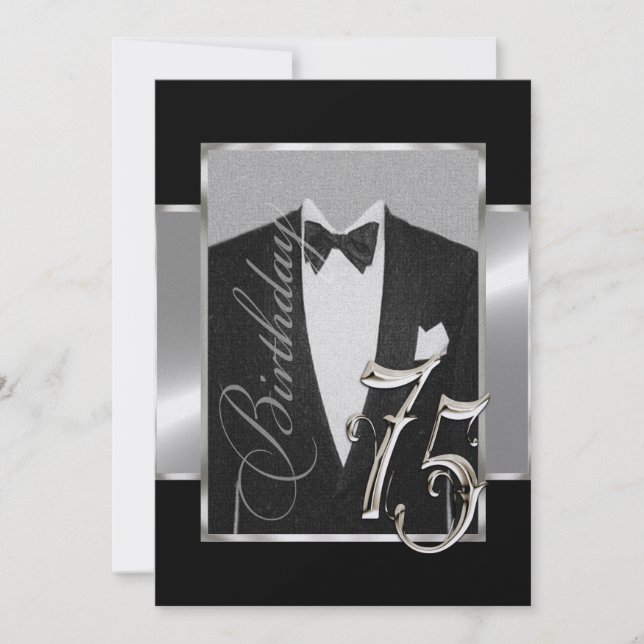 75.o Convite de Aniversário (Frente)