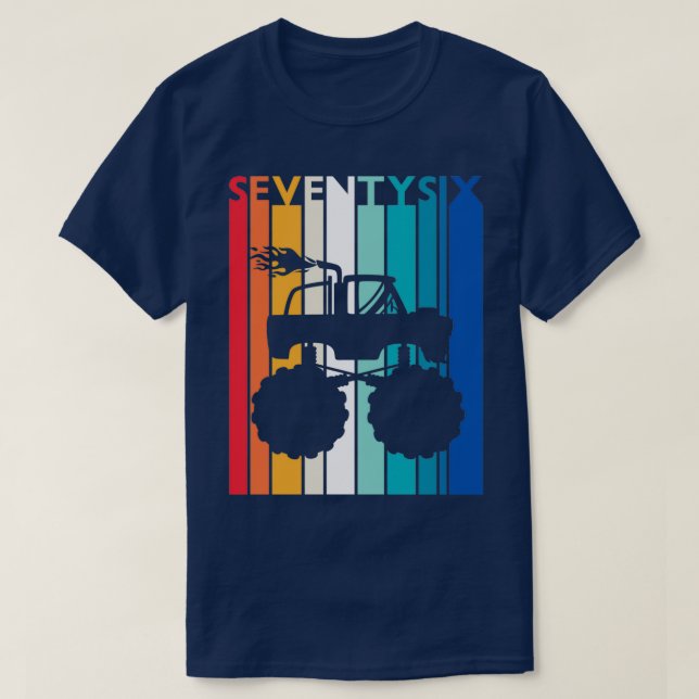 76.º Aniversário da Camisa de Caminhão Monstro do  (Frente do Design)