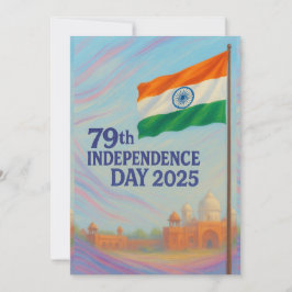 79º Cartão do Dia da Independência da Índia