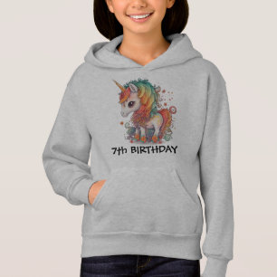 7 ANIVERSÁRIO UNICORN KIDS T-SHIRT