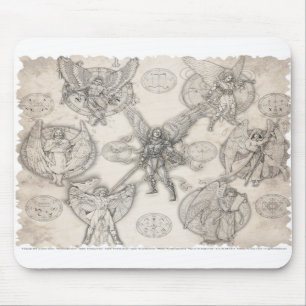 7 arcanjos Mousepad