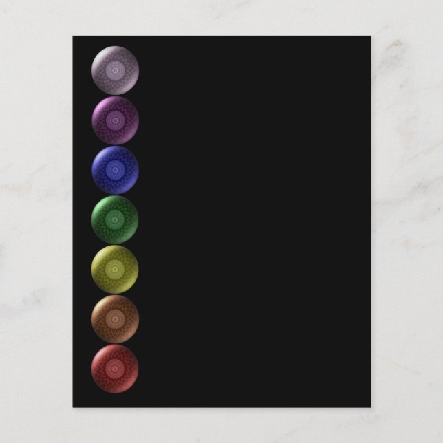 7 Chakra Heart Flyer (Frente)