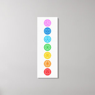 7 Chakras Canvas Impressão