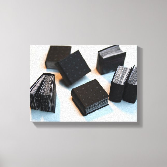 7 Livros de artista miniatura - Canvas de fotograf (Frente)