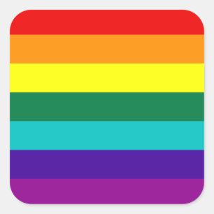 7 Stripe Orgulho gay com etiqueta