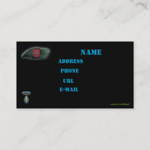 7o cartão de visita do remendo de grupo das forças