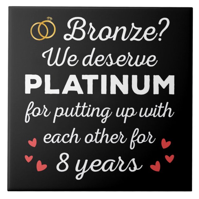 8º Aniversário de Casamento I - Casal Engraçado de (Frente)