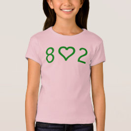 802 Camisa Babydoll Bella Ajustada para Meninas