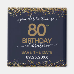 80 Birthday Imã salve a data