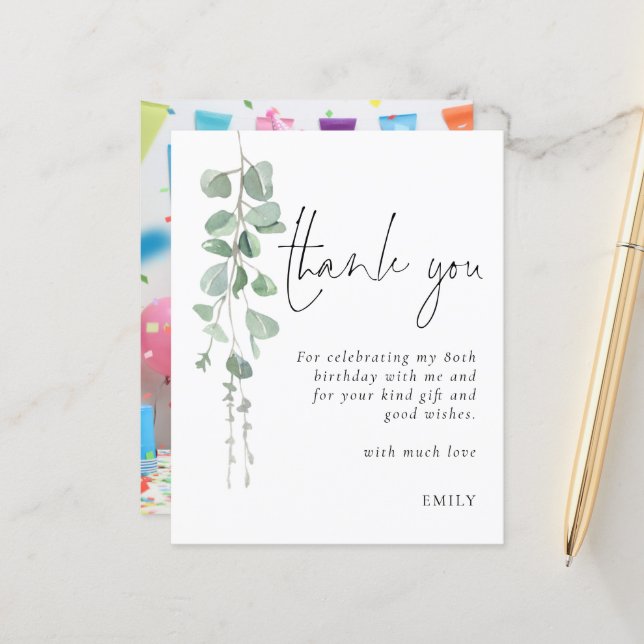 80 de aniversário do Eucalyptus no orçamento Obrig (Frente/Verso In Situ)