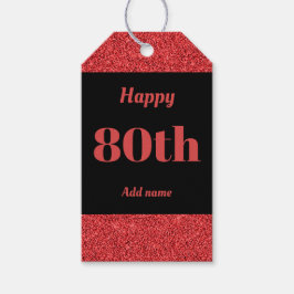 80 de etiquetas de presente de aniversário persona