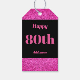 80 de etiquetas de presente de aniversário persona