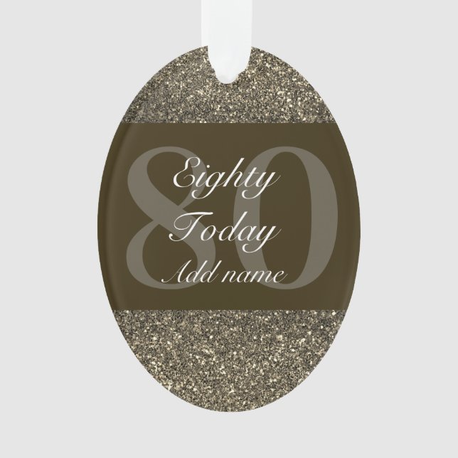 80 de presente personalizado especial de enfeite d (Frente)