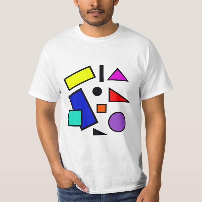 80s retro dá forma à camisa de T (Frente)