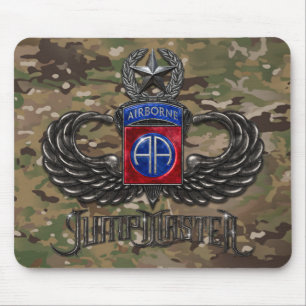 82.o aeroporto Jumpmaster Camo Mousepad