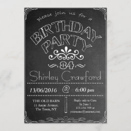 84.o Convite à Celebração de Aniversário do Chalkb
