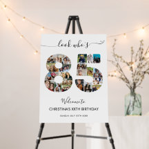 85º Aniversário Número 85 Colagem de Fotografias B