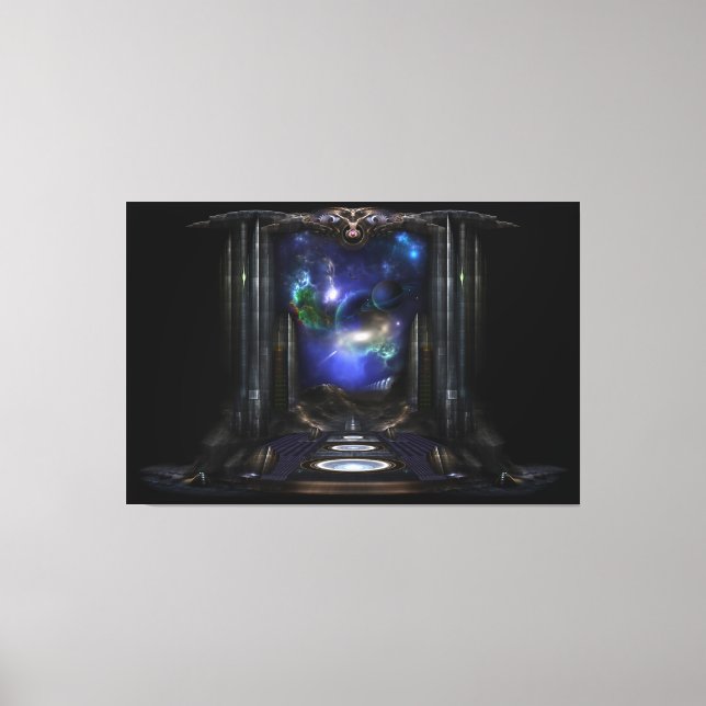 89-123-A9p2 Arsairian 7 Reporting BLK Canvas Print (Frente)