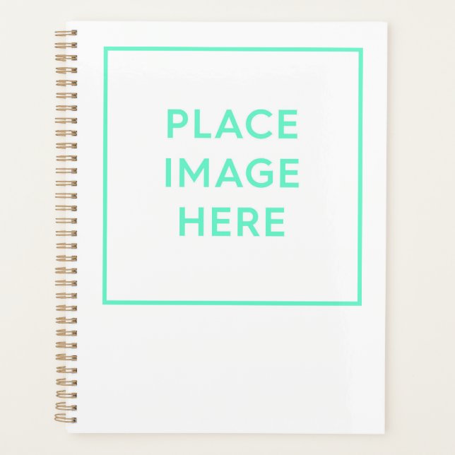 (8,5" x 11"), Cobrir do Duro, Planejador Espiral D (Frente)