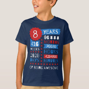 8 anos de ser impressionante - 8a camisa do