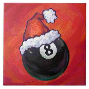8 Ball Christmas Hat
