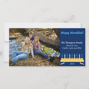 8" cartões de fotos de x4" Hanukkah