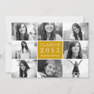 8 Convite para Graduação de Colagem de Fotos Dou