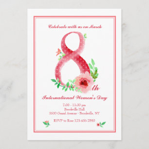 8 de março convite do dia das mulheres