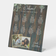 8 Mesa Rústica Madeira Gypsophila FOTO