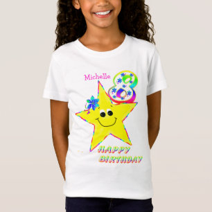 8o O aniversário Stars a camisa