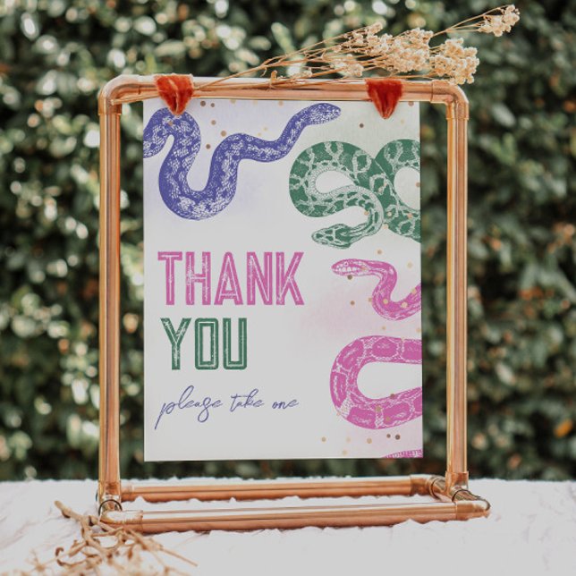 8x10 Cobra Girly Birthday - Sinal de Favor (Criador carregado)