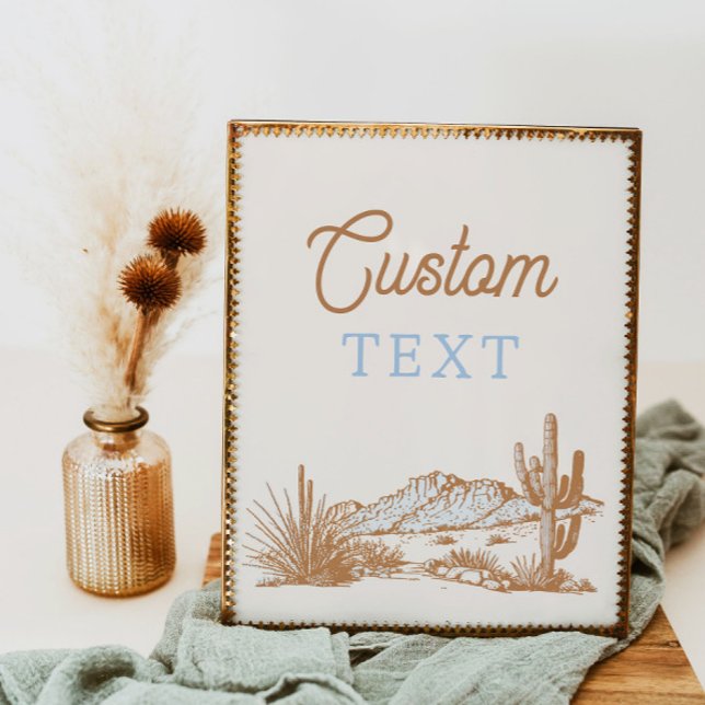 8x10 Sinal personalizado ocidental (Criador carregado)
