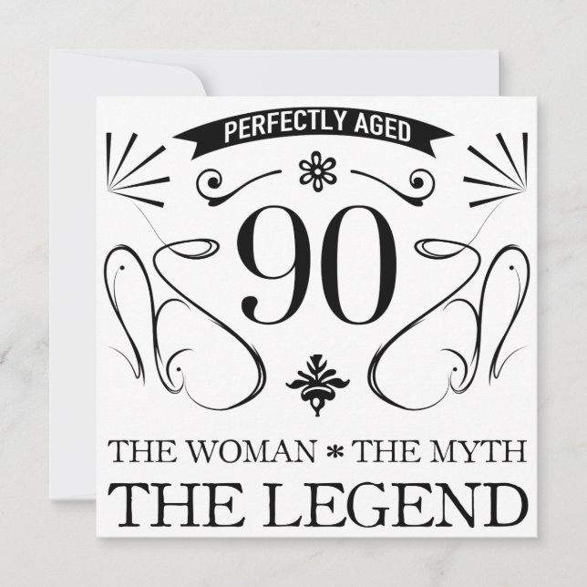 90 Aniversário Para Mulheres (Frente)