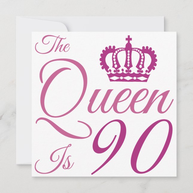 90 Birthday Queen (Frente)