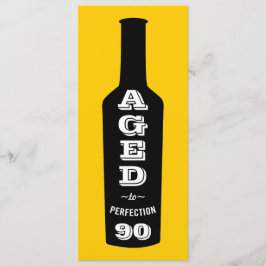 90 Convite de aniversário envelhecido até a perfei