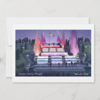 90# Convite Linen Cascades Jackson Michigan