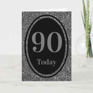 90 de cartão de aniversário de na moda por ano esp