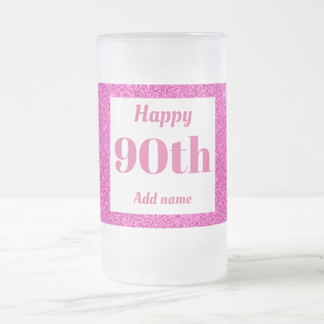 90 de presente de caneca de aniversário personaliz (Centro)