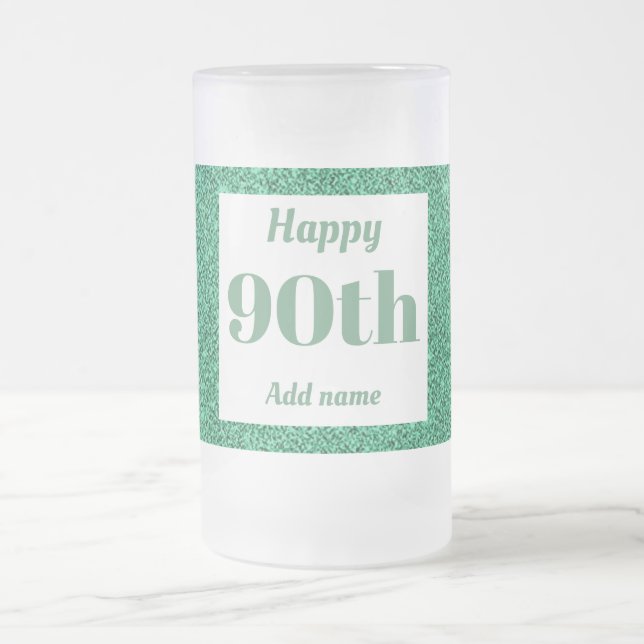 90 de presente de caneca de aniversário personaliz (Centro)