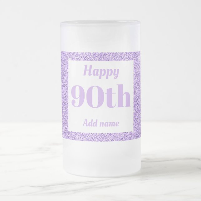 90 de presente de caneca de aniversário personaliz (Centro)