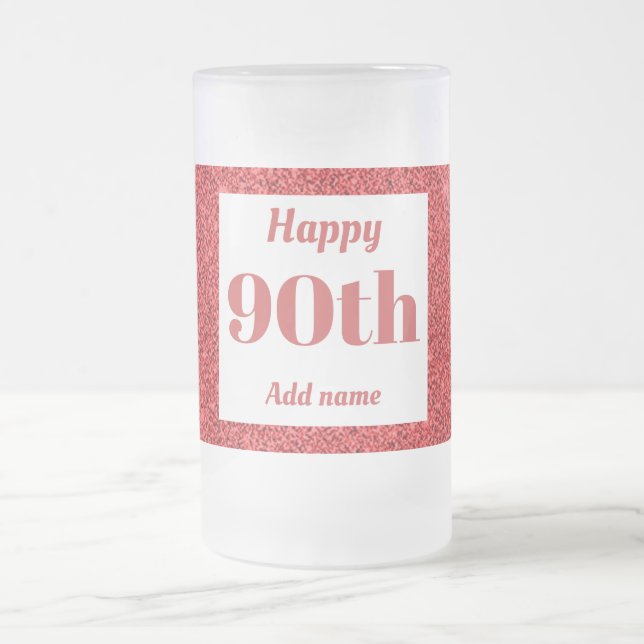 90 de presente de caneca de aniversário personaliz (Centro)