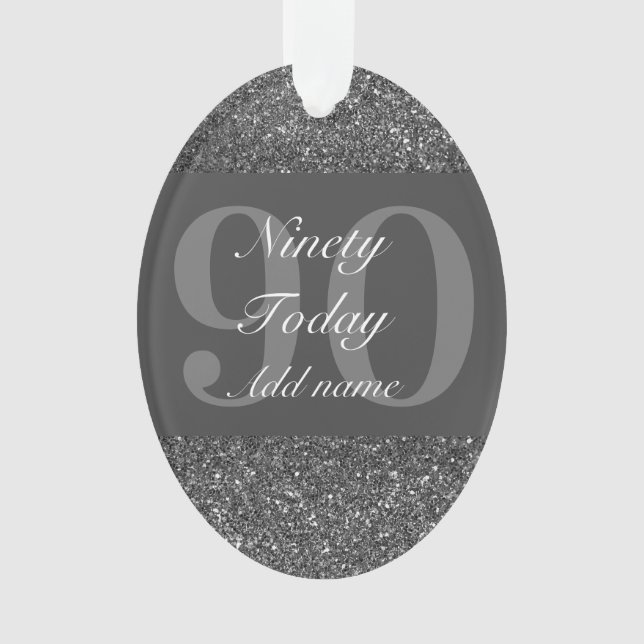 90 de presente personalizado especial de enfeite d (Frente)