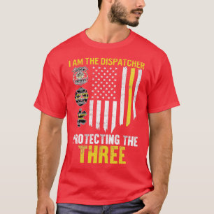 911 Camisa Do Expedidor I Am The Dispatcher Protec