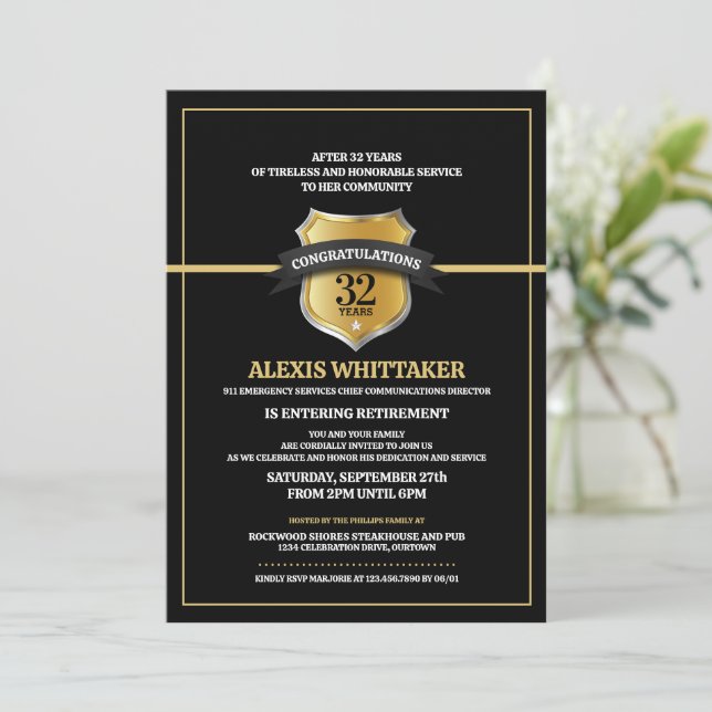 911 Enviar Fim do Convite de Parte de Reforma de L (Em pé/Frente)