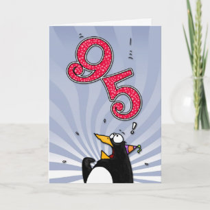 95.º Aniversário - Cartão Surpresa Pinguim