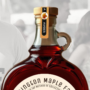 96 Maple Syrup GRADE A AMBER etiquetas invioláveis
