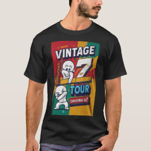 97 Meme 67 Camiseta de Texto Curvo