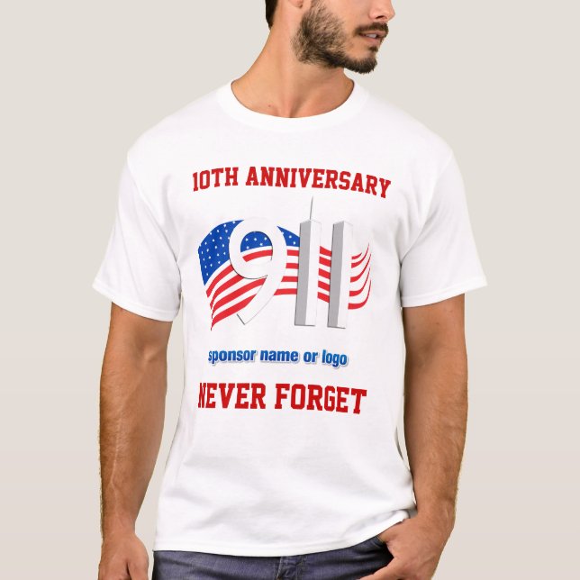 9/11 - 11 de setembro - NY patrocinou camisetas do (Frente)